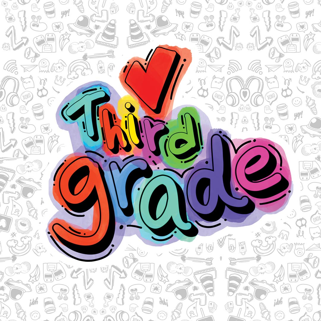 Third Grade Teacher Sticker