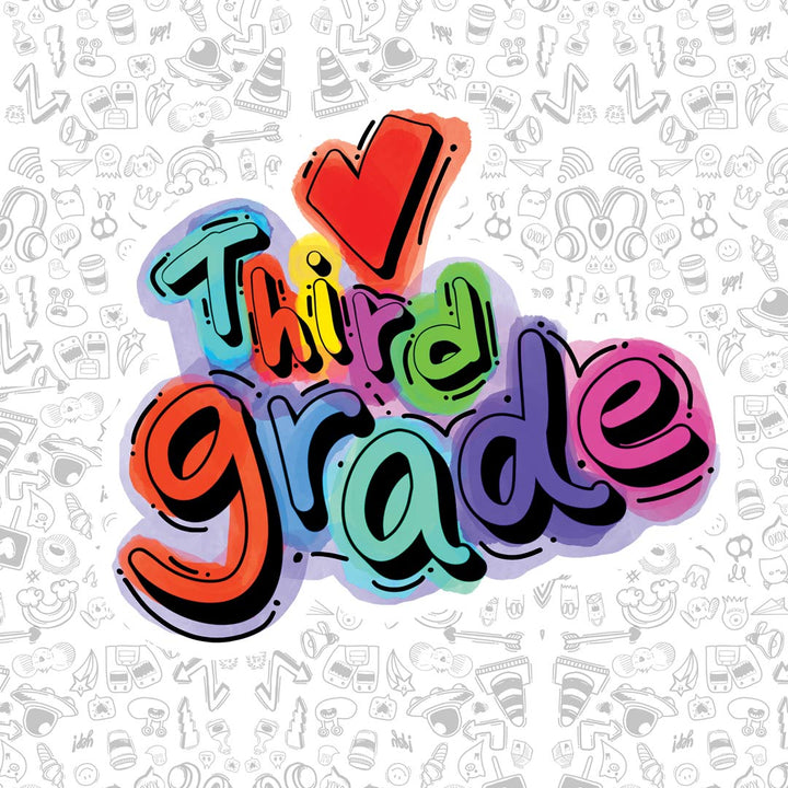 Third Grade Teacher Sticker