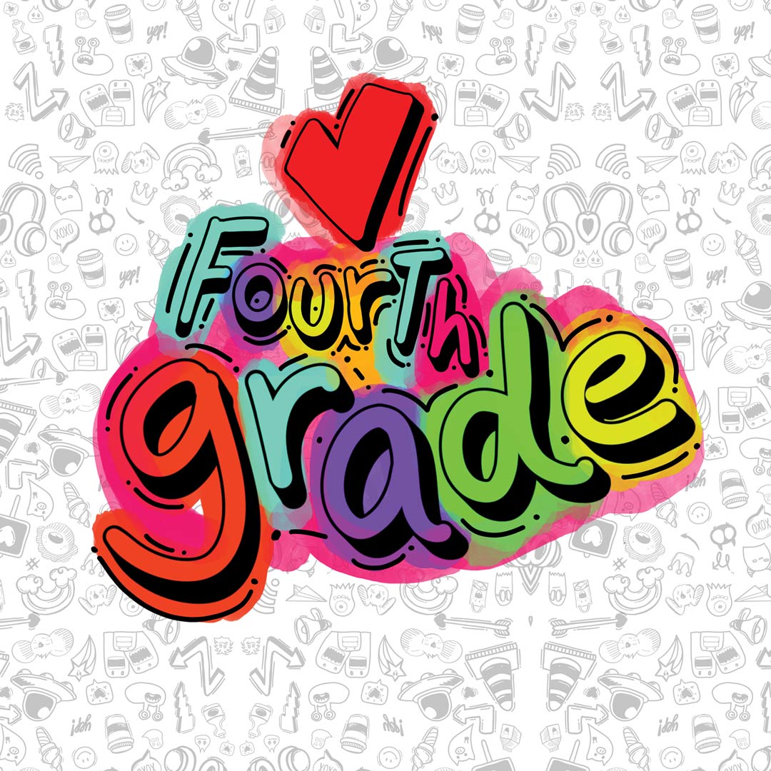 Fourth Grade Teacher Sticker