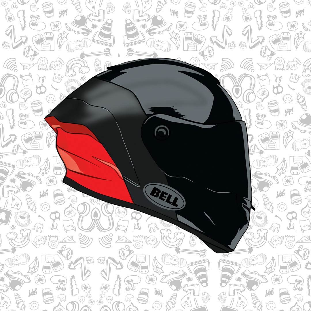 Motorcycle Helmet Sticker