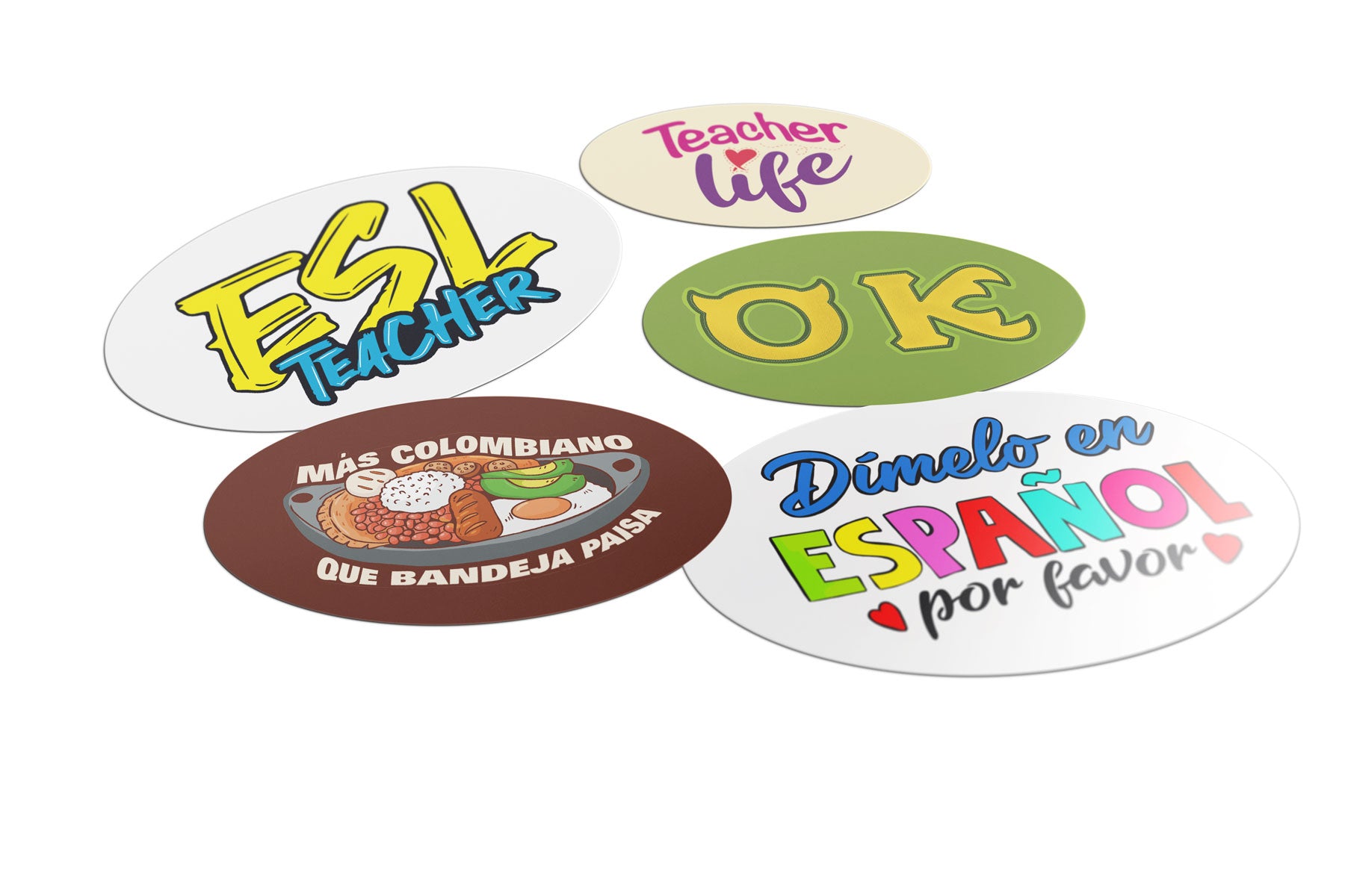 Oval Stickers