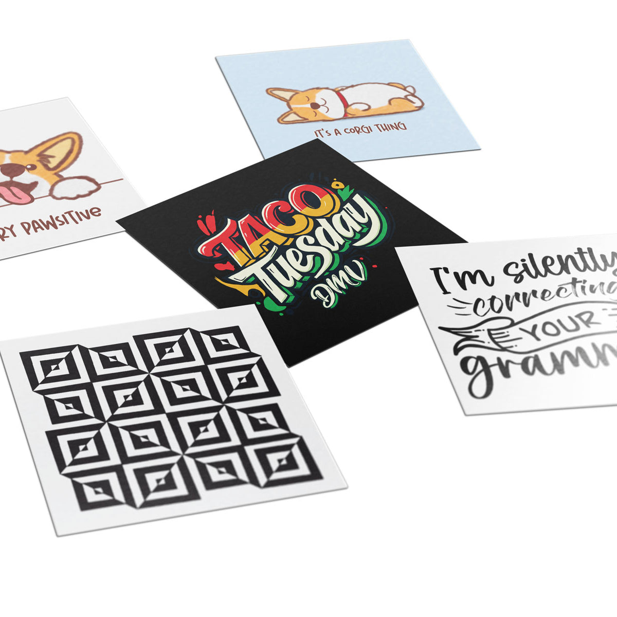 Square Stickers – Trooper Design