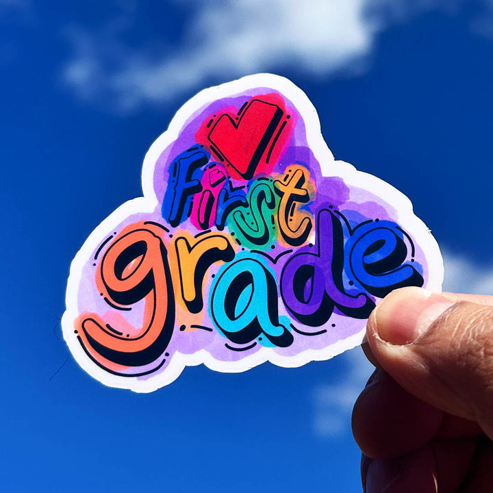 First Grade Teacher Sticker
