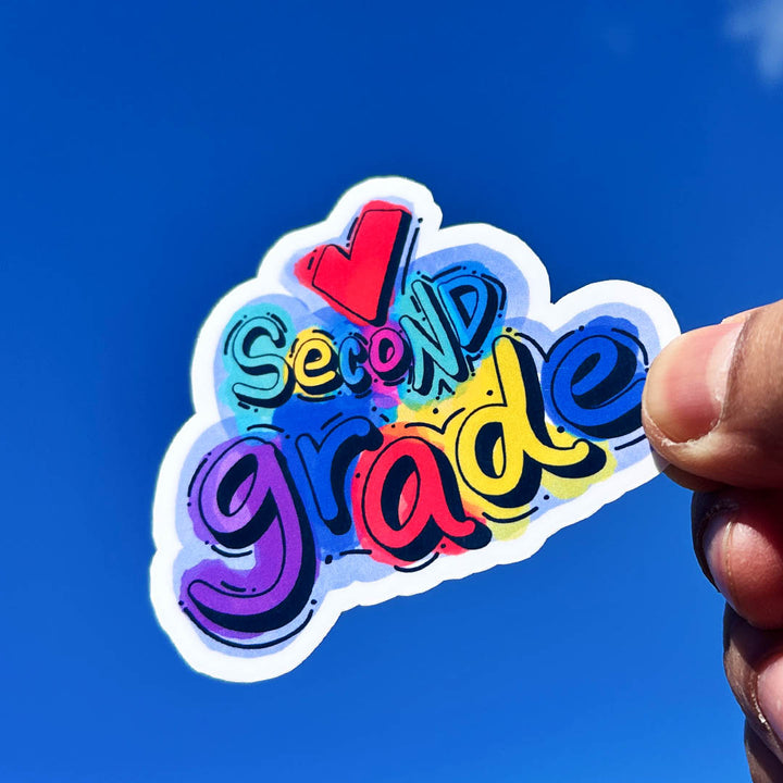 Second Grade Teacher Sticker