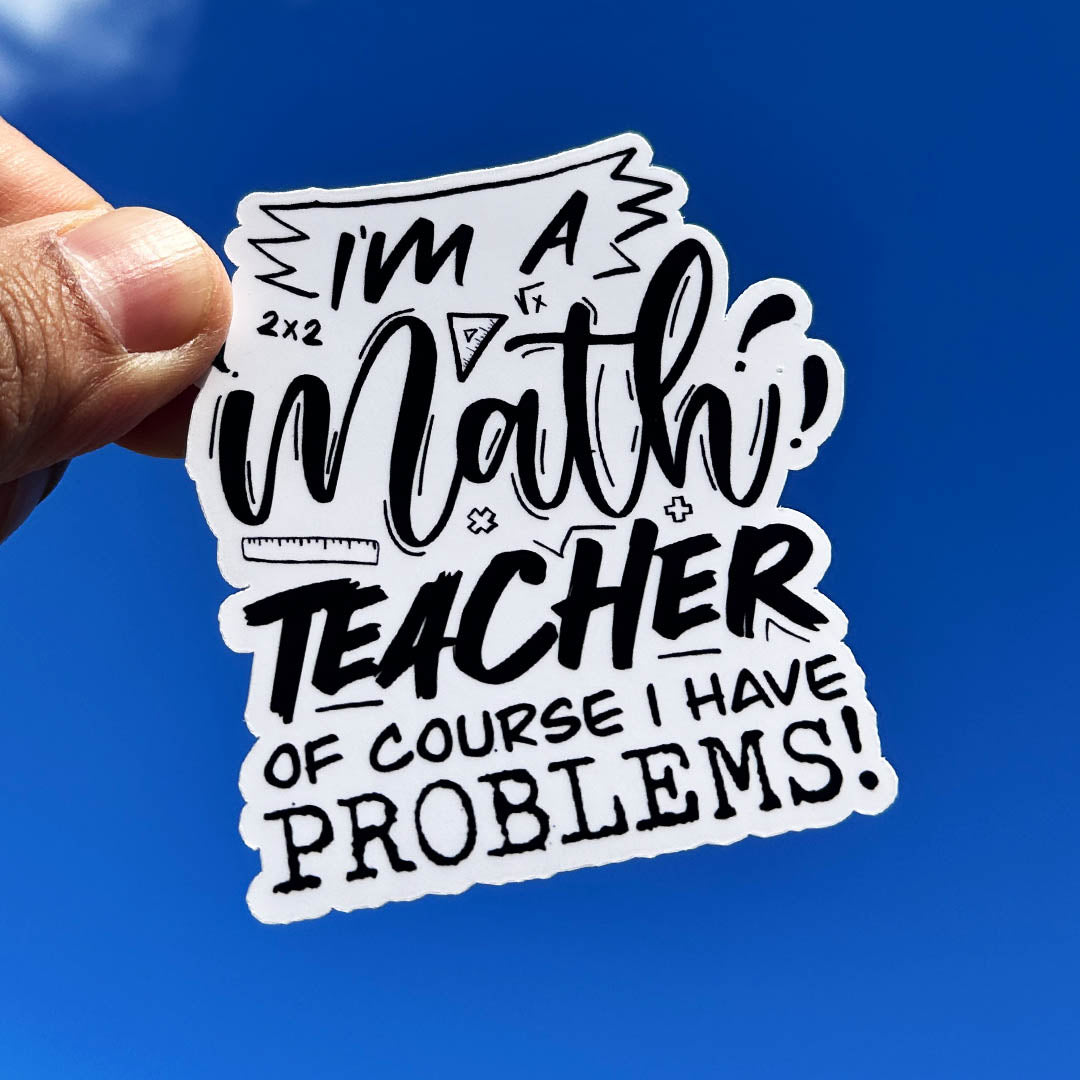 Math Problems Sticker