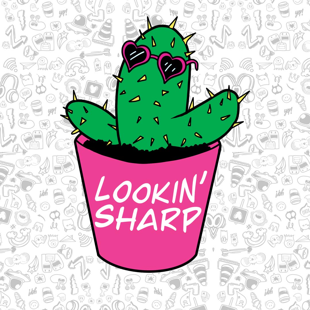 Lookin Sharp Sticker