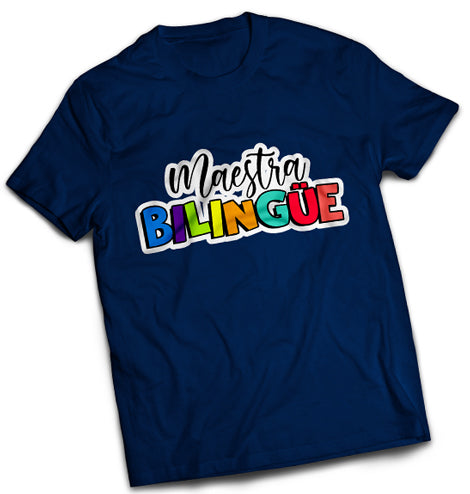 Maestra Bilingüe Premium Tee