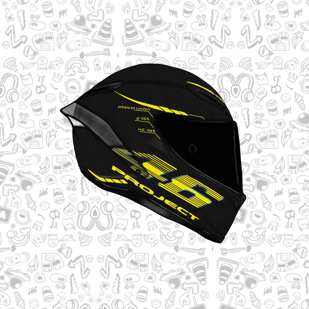 Motorcycle Helmet Sticker