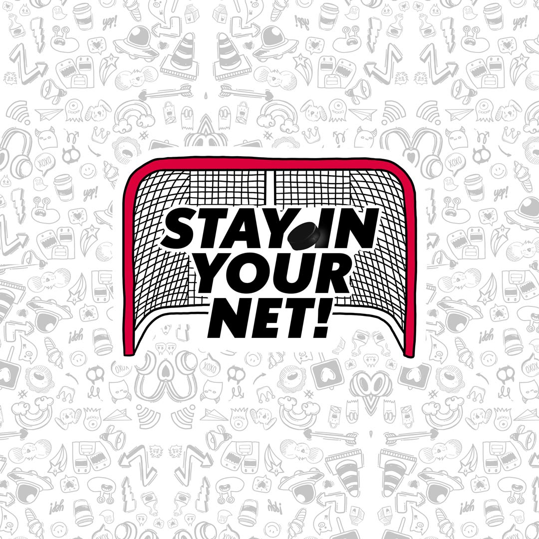 Stay In Your Net! Magnetic Bookmark