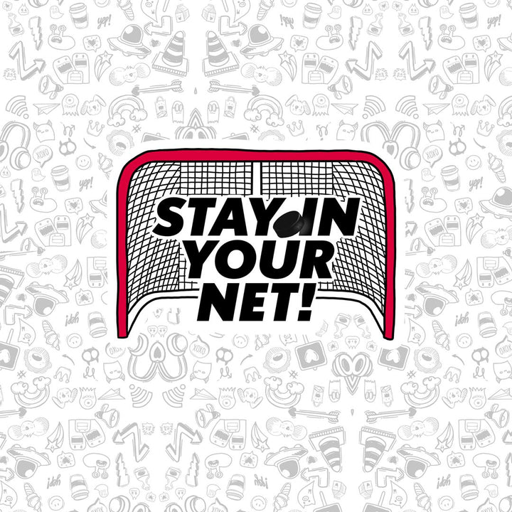 Stay In Your Net! Magnetic Bookmark