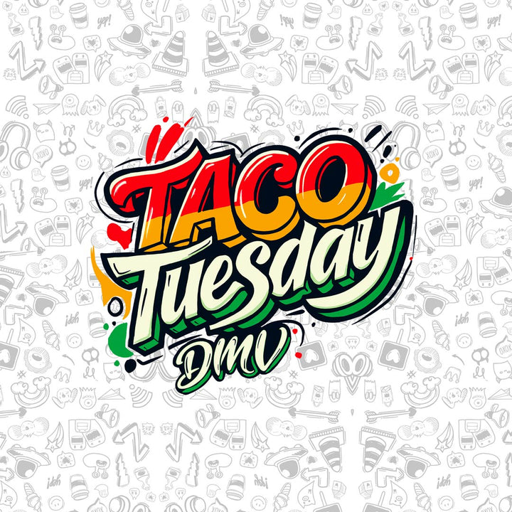 Taco Tuesday DMV Sticker