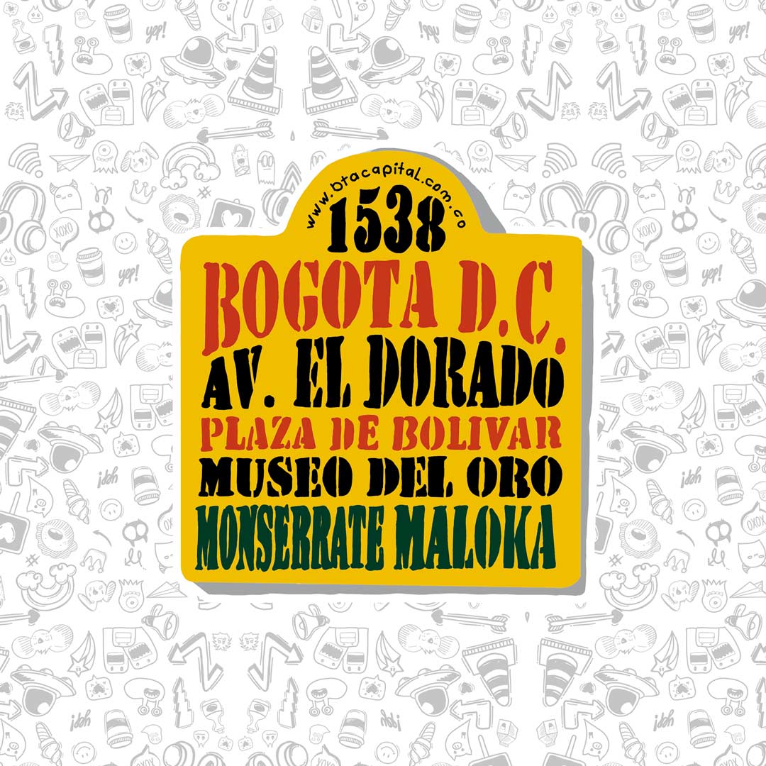 Colombian Public Bus Magnetic Bookmark