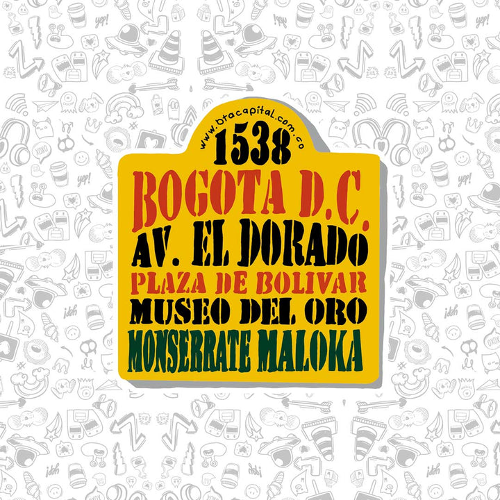 Colombian Public Bus Magnetic Bookmark