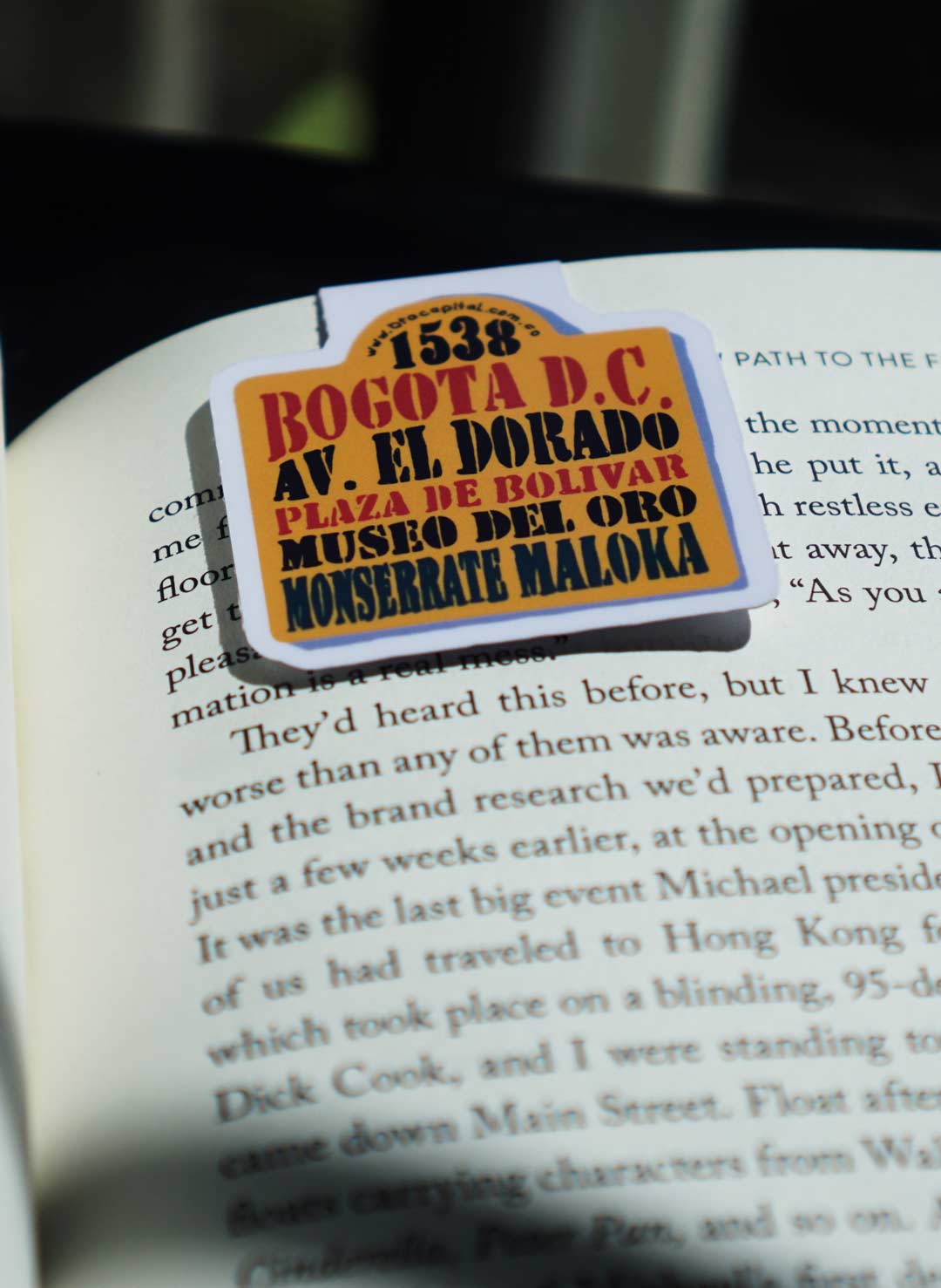 Colombian Public Bus Magnetic Bookmark