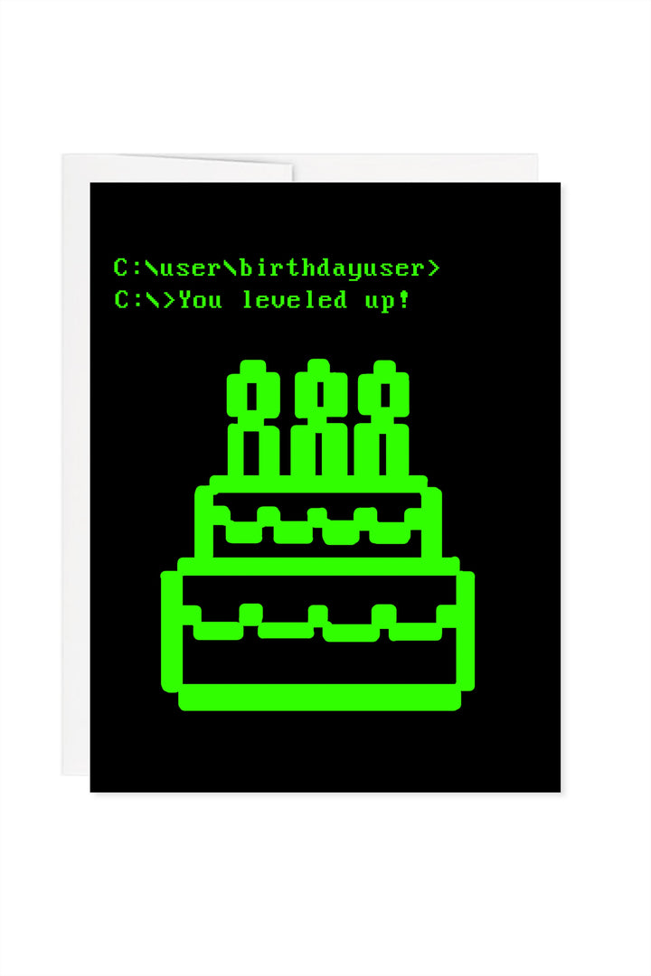 Code Birthday Card Greeting Card
