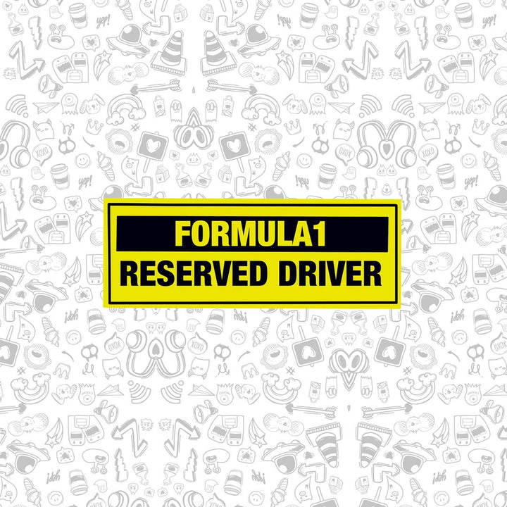 F1 Reserve Driver Sticker