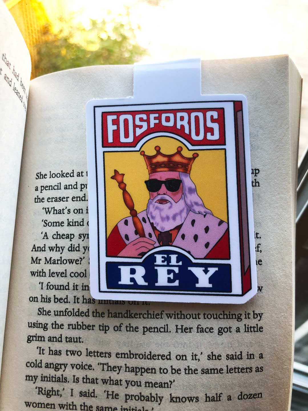 Fosforos El Rey Magnetic Bookmark