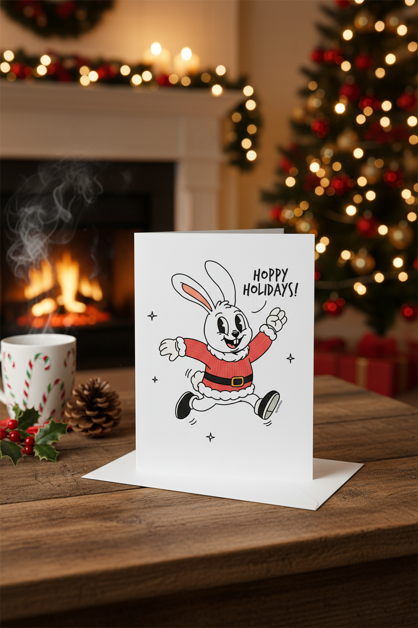 Hoppy Holidays! Greeting Card