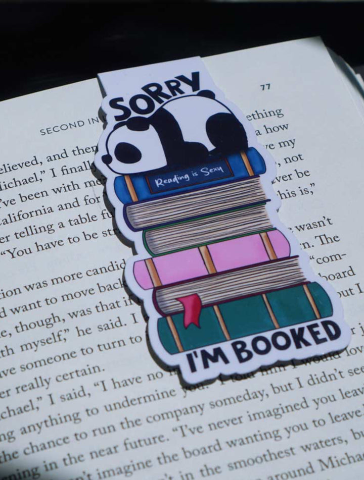 Sorry I'm Booked Magnetic Bookmark