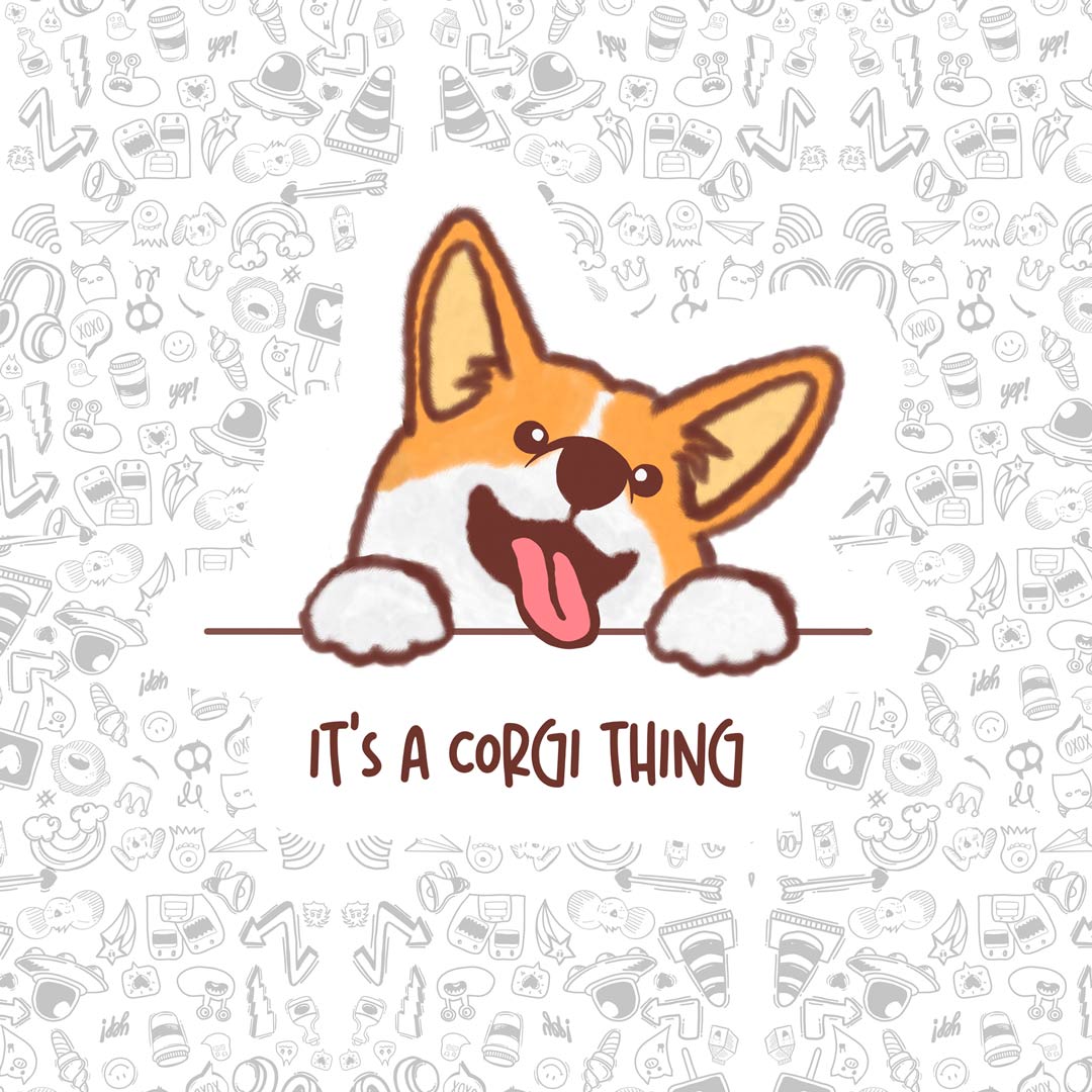 It's A  Corgi Thing Sticker