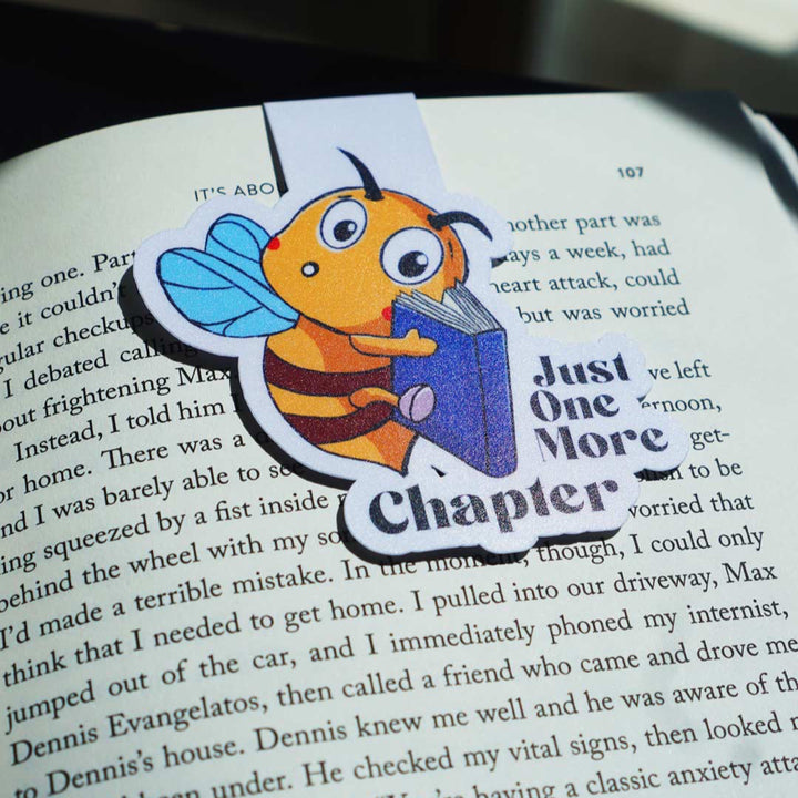 Just One More Chapter Magnetic Bookmark