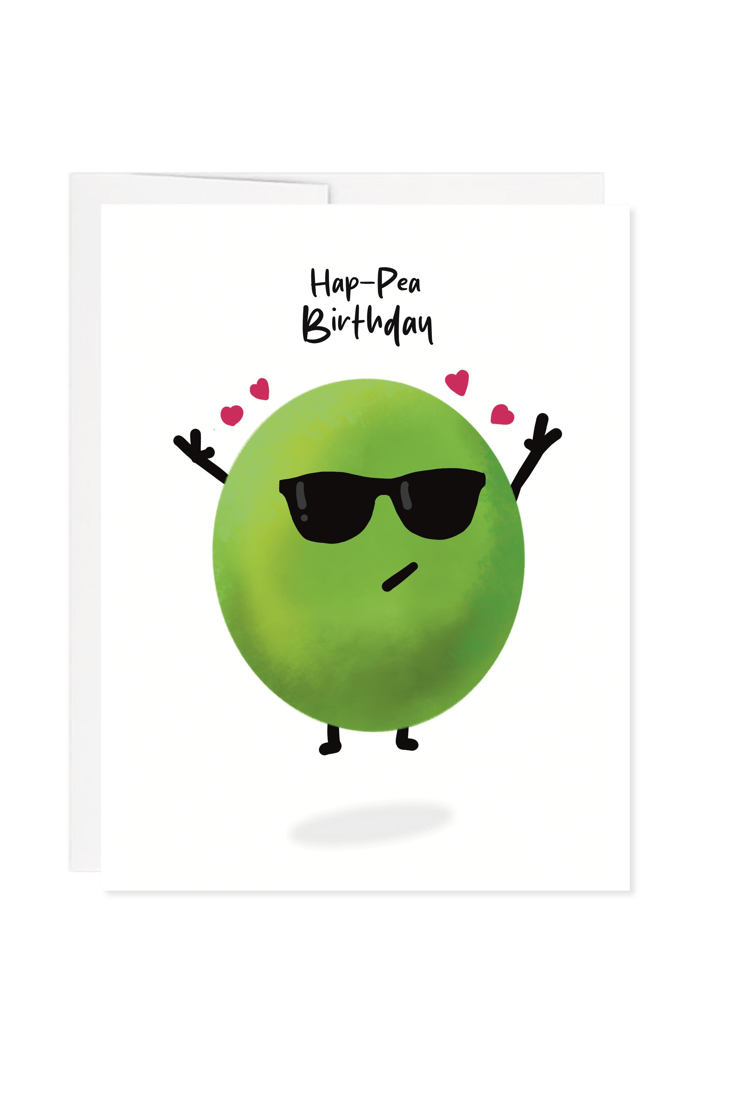 Hap-pea Birthday Greeting Card