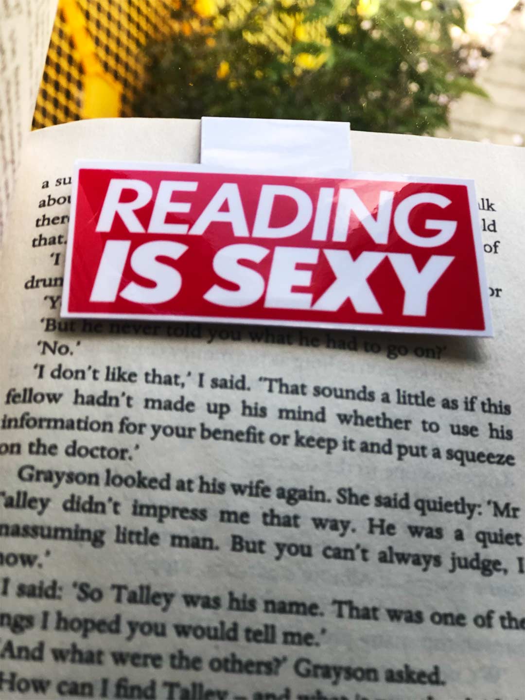 Reading Is Sexy Magnetic Bookmark