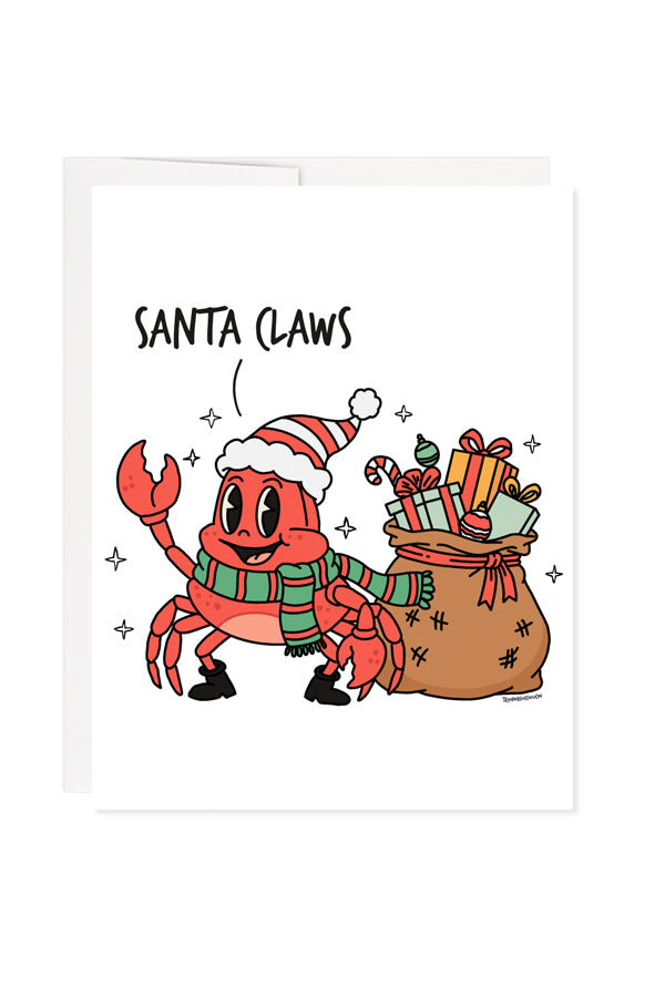 Santa Claws Greeting Card