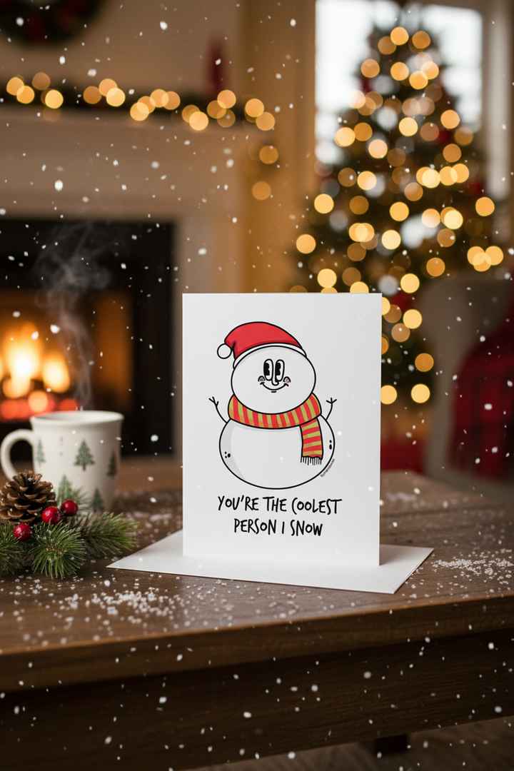 You're The Coolest Person I Snow Greeting Card