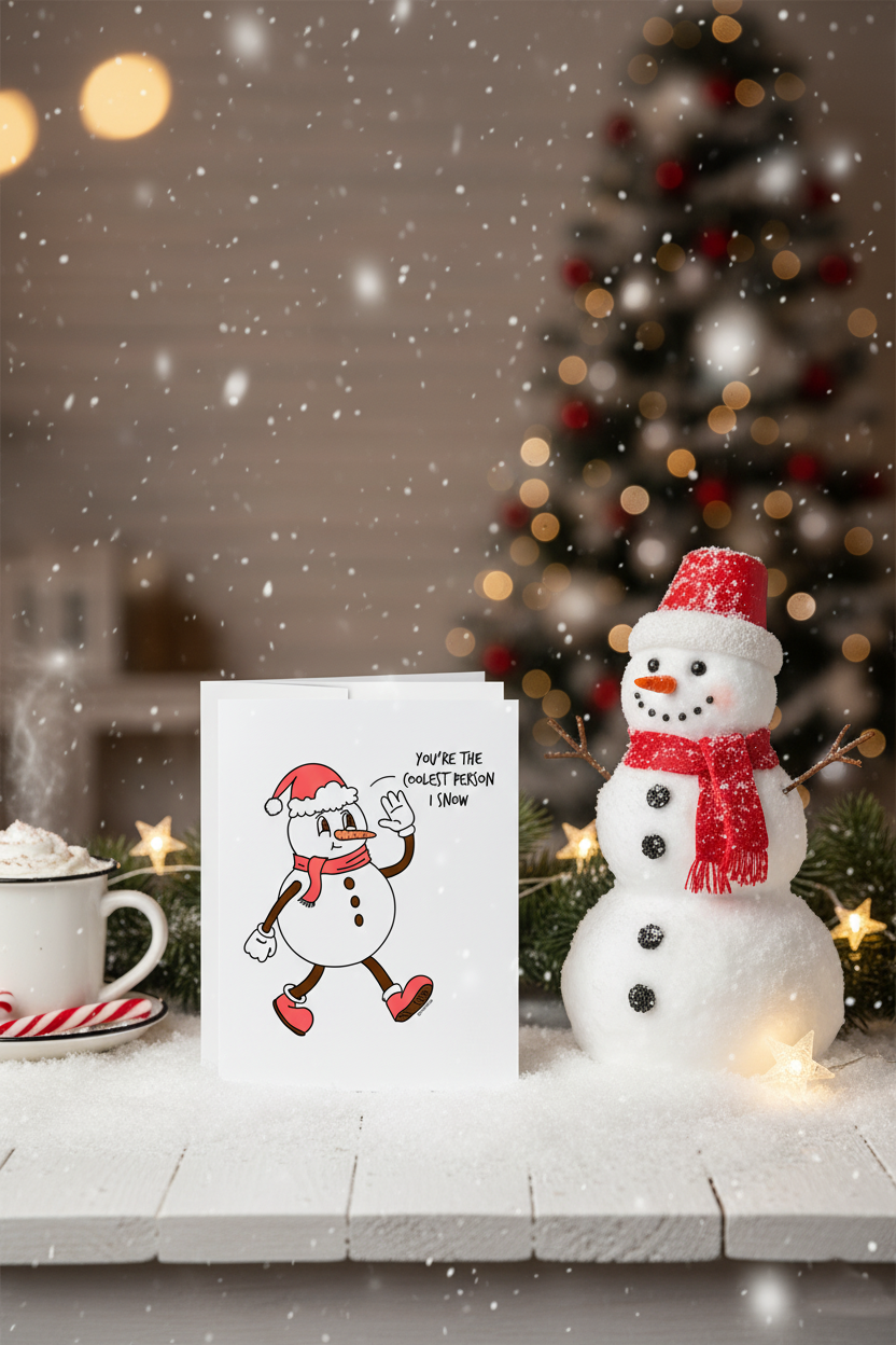 You're the coolest person I snow Greeting Card