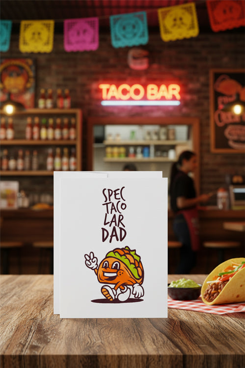 Spectacolar Dad Greeting Card